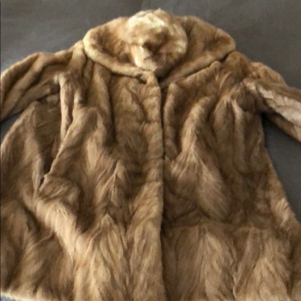 Vintage Blonde Mink with Pillbox hat!